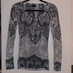 Daytrip Bedazzled Long Sleeve